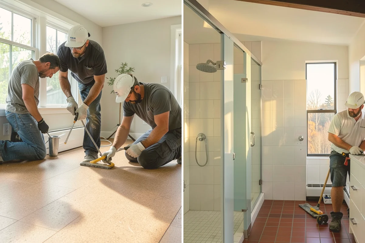 Subfloor Repair in Bothell, King County, WA - Locate and expose the damaged section