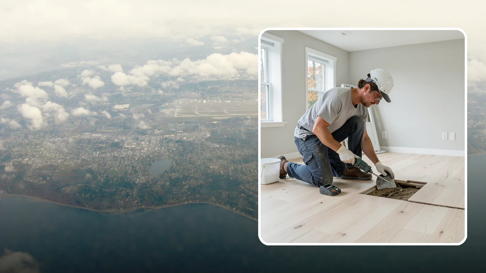 Subfloor Repair in Burien, King County, WA - Focused subfloor repair that reinforces weak, damaged sections while preserving the sound flooring around them.