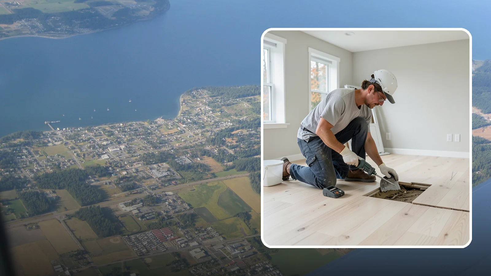 Subfloor Repair in Coupeville, Island County, WA - Focused subfloor repair that reinforces weak, damaged sections while preserving the sound flooring around them.