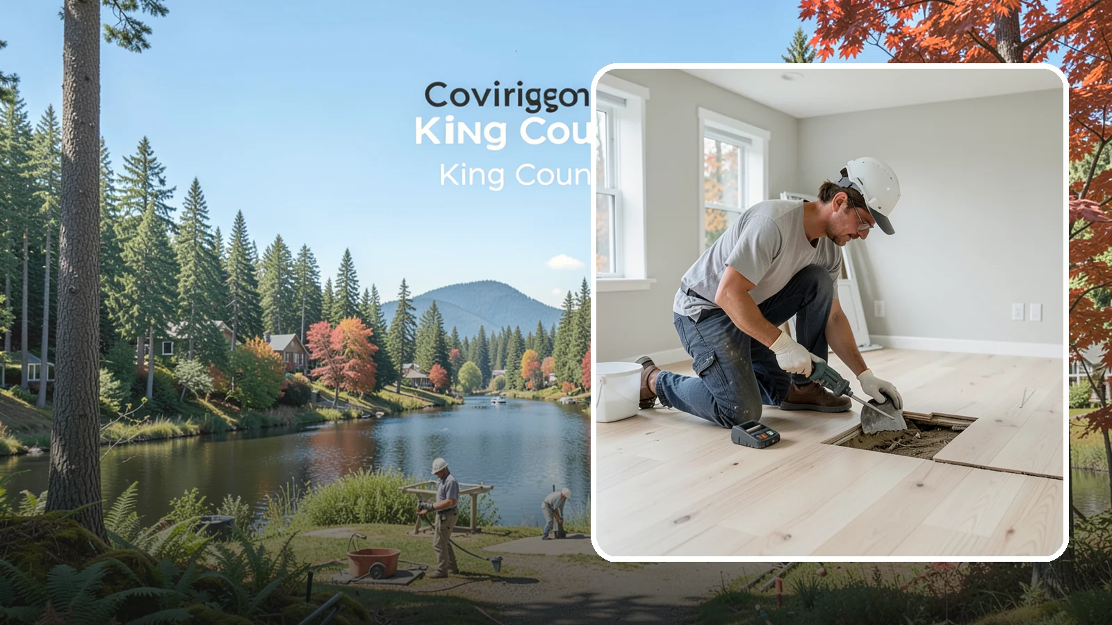 Subfloor Repair in Covington, King County, WA - Focused subfloor repair that reinforces weak, damaged sections while preserving the sound flooring around them.