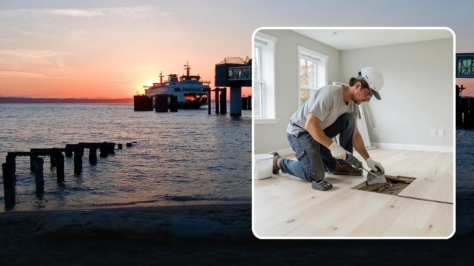 Subfloor Repair in Edmonds, Snohomish County, WA - Focused subfloor repair that reinforces weak, damaged sections while preserving the sound flooring around them.