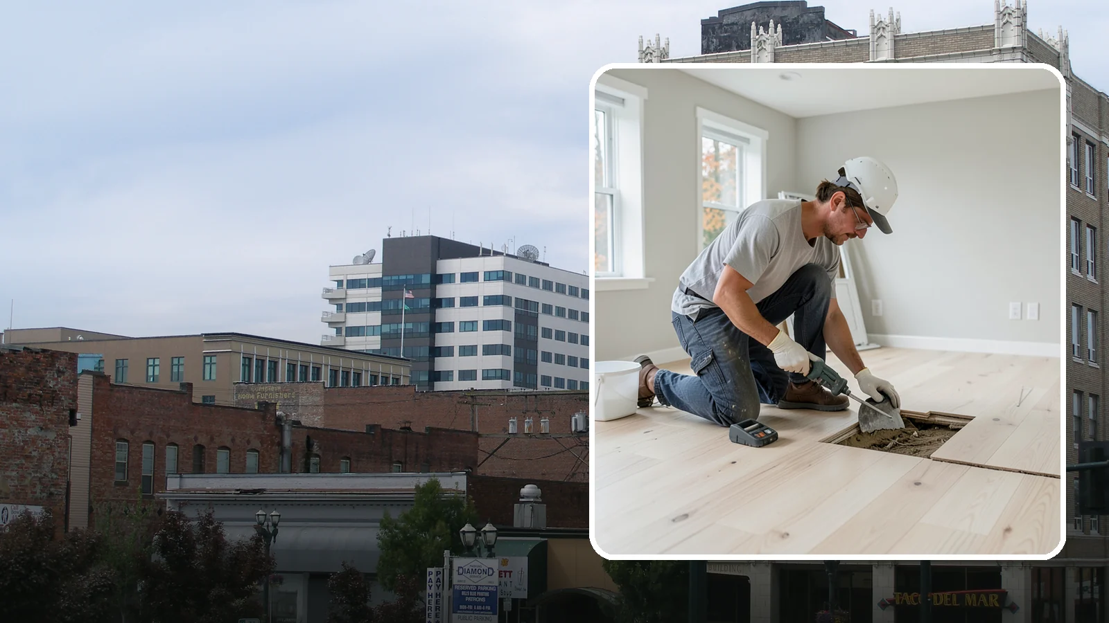 Subfloor Repair in Everett, Snohomish County, WA - Focused subfloor repair that reinforces weak, damaged sections while preserving the sound flooring around them.