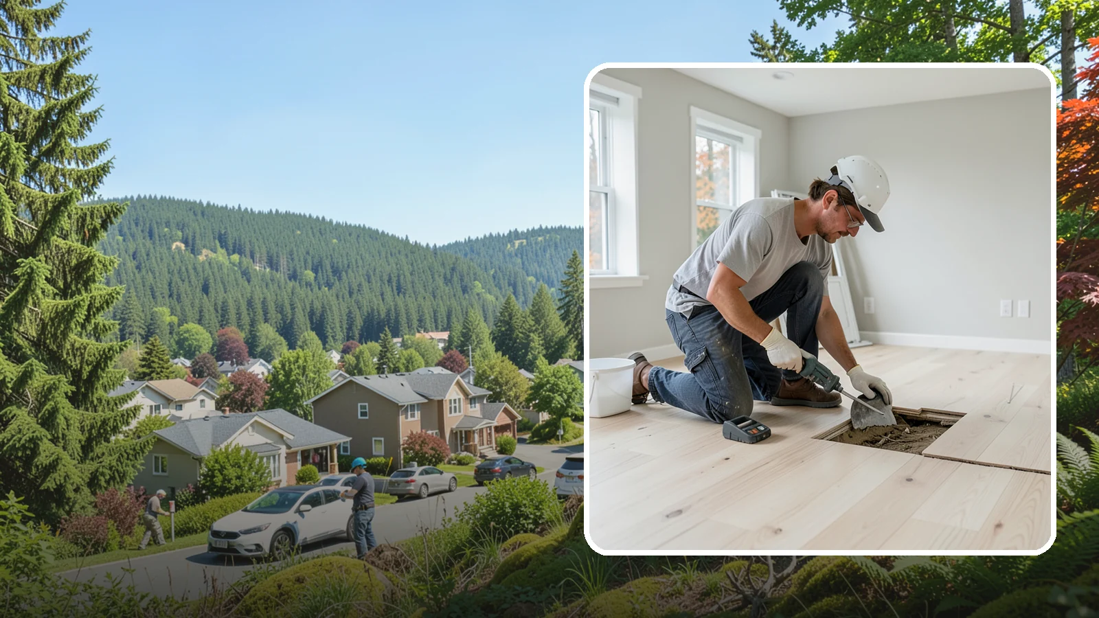 Subfloor Repair in Index, Snohomish County, WA - Focused subfloor repair that reinforces weak, damaged sections while preserving the sound flooring around them.