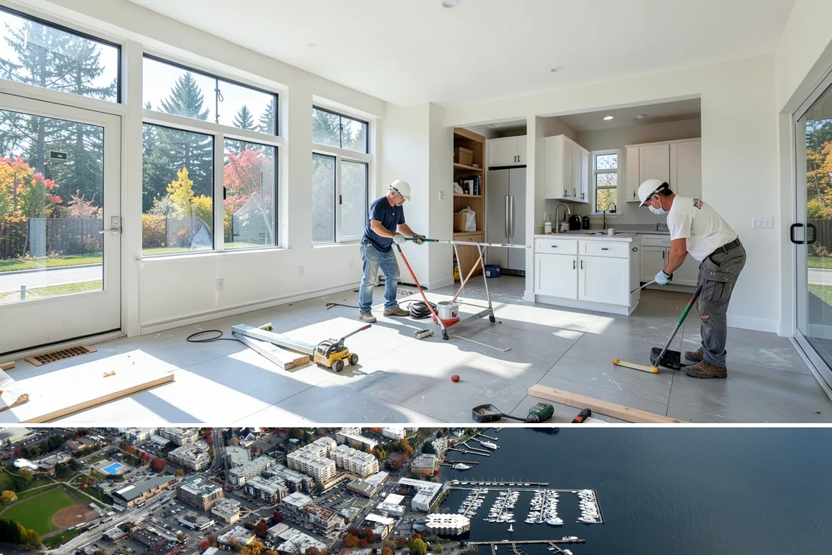 Subfloor Repair in Kirkland, King County, WA - Subfloor repairs fit any schedule, though tackling moisture-driven damage quickly is wisest during the wet season.