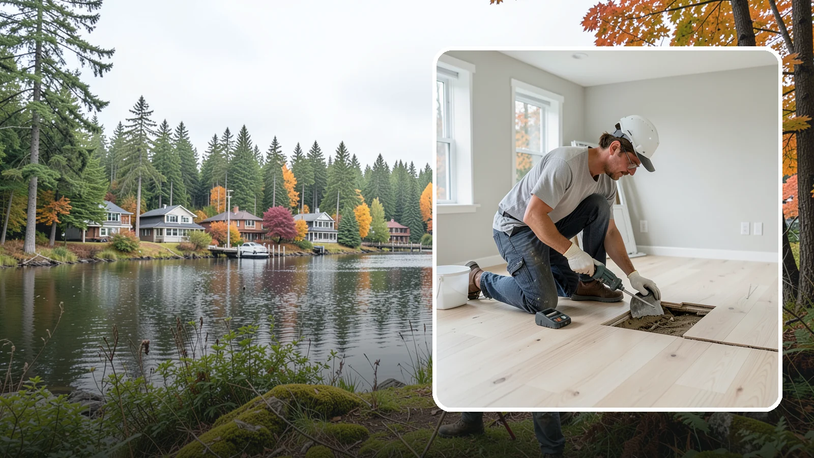 Subfloor Repair in La Conner, Skagit County, WA - Focused subfloor repair that reinforces weak, damaged sections while preserving the sound flooring around them.