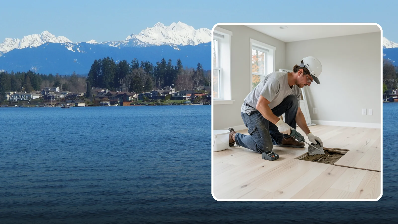 Subfloor Repair in Lake Stevens, Snohomish County, WA - Focused subfloor repair that reinforces weak, damaged sections while preserving the sound flooring around them.