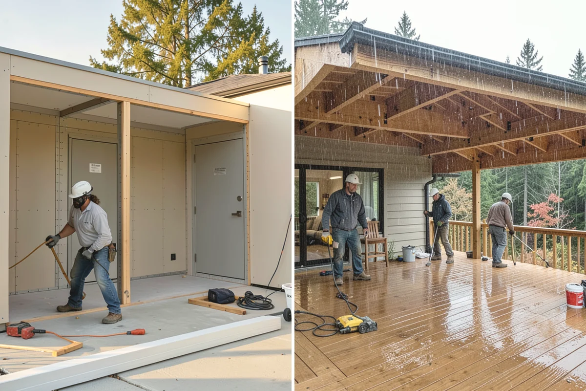 Subfloor Repair in Lake Stevens, Snohomish County, WA - Locate and expose the damaged section