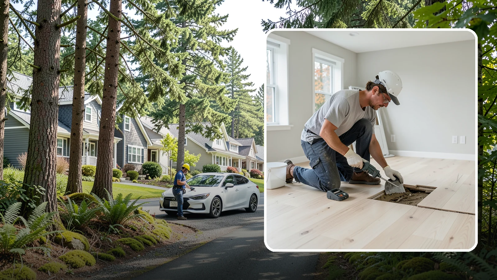 Subfloor Repair in Normandy Park, King County, WA - Focused subfloor repair that reinforces weak, damaged sections while preserving the sound flooring around them.