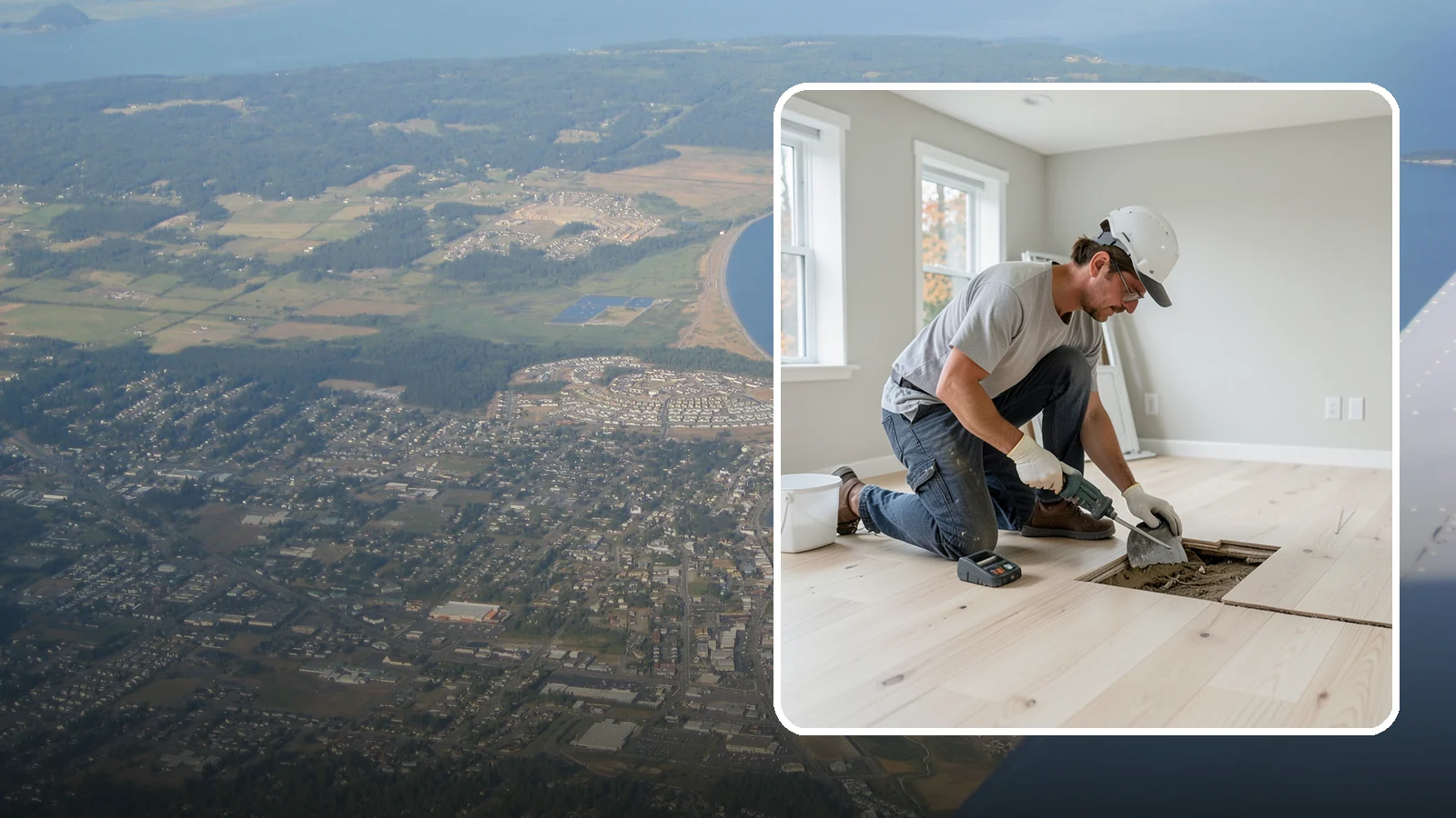 Subfloor Repair in Oak Harbor, Island County, WA - Focused subfloor repair that reinforces weak, damaged sections while preserving the sound flooring around them.