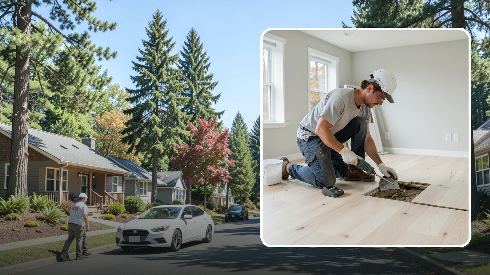 Subfloor Repair in Orting, Pierce County, WA - Focused subfloor repair that reinforces weak, damaged sections while preserving the sound flooring around them.