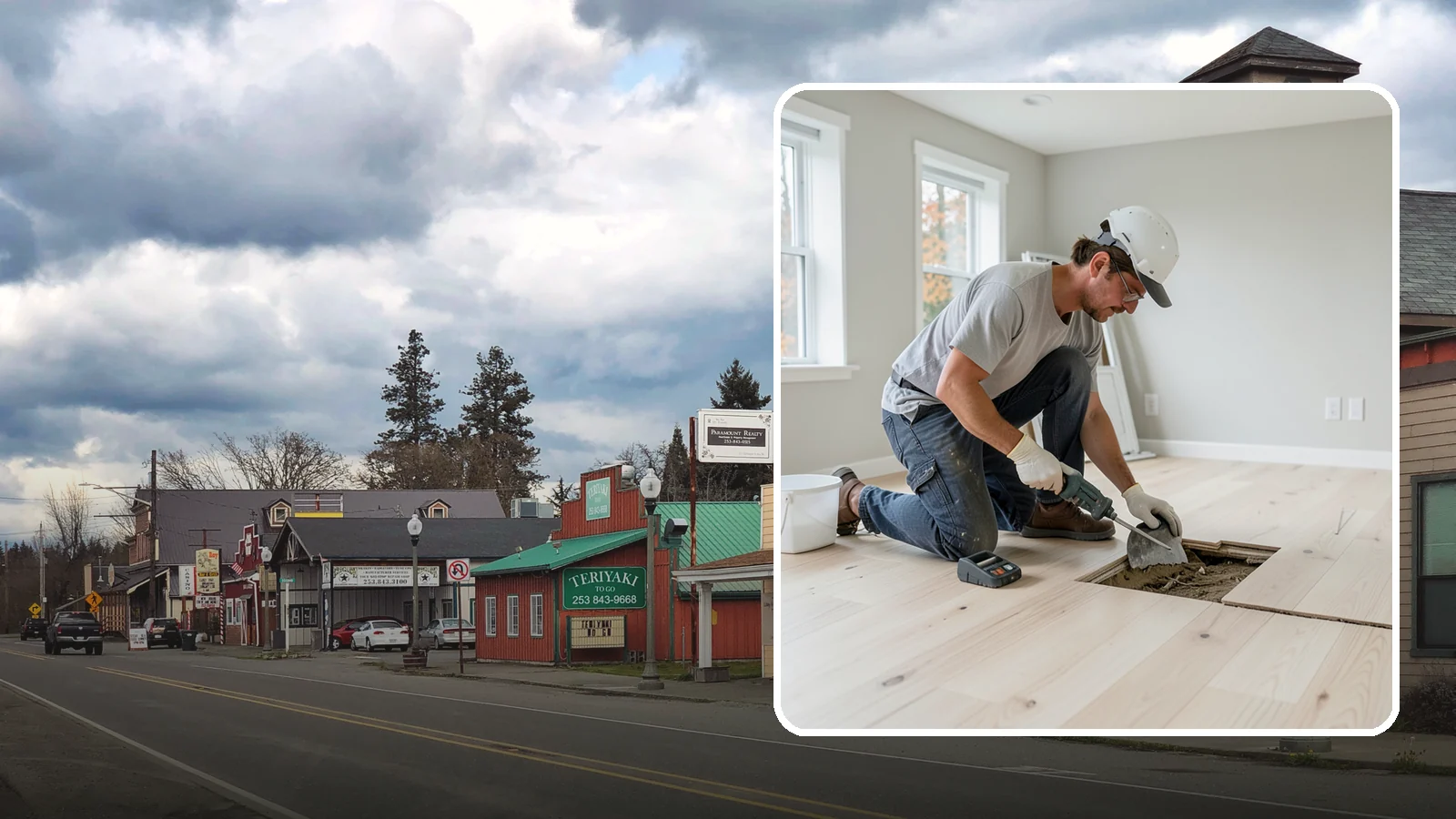 Subfloor Repair in Roy, Pierce County, WA - Focused subfloor repair that reinforces weak, damaged sections while preserving the sound flooring around them.