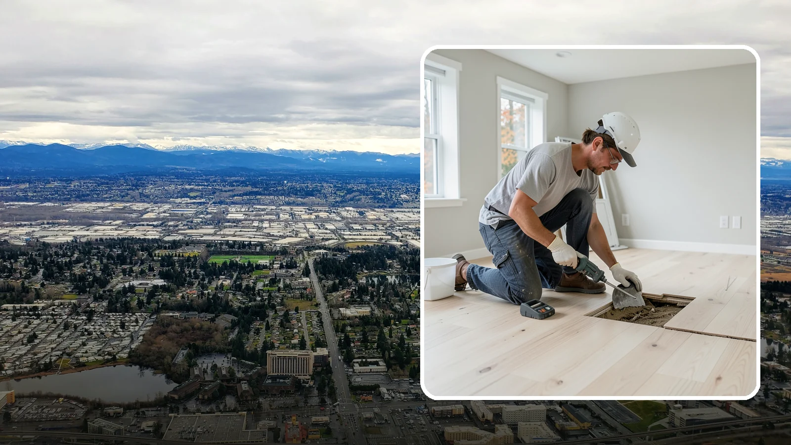 Subfloor Repair in SeaTac, King County, WA - Focused subfloor repair that reinforces weak, damaged sections while preserving the sound flooring around them.