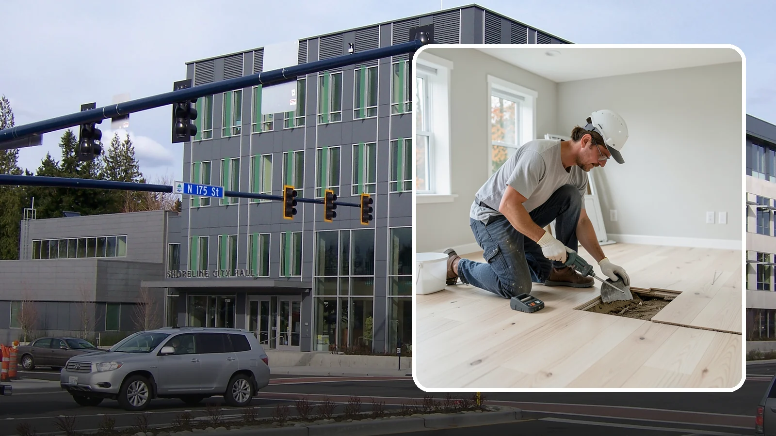 Subfloor Repair in Shoreline, King County, WA - Focused subfloor repair that reinforces weak, damaged sections while preserving the sound flooring around them.