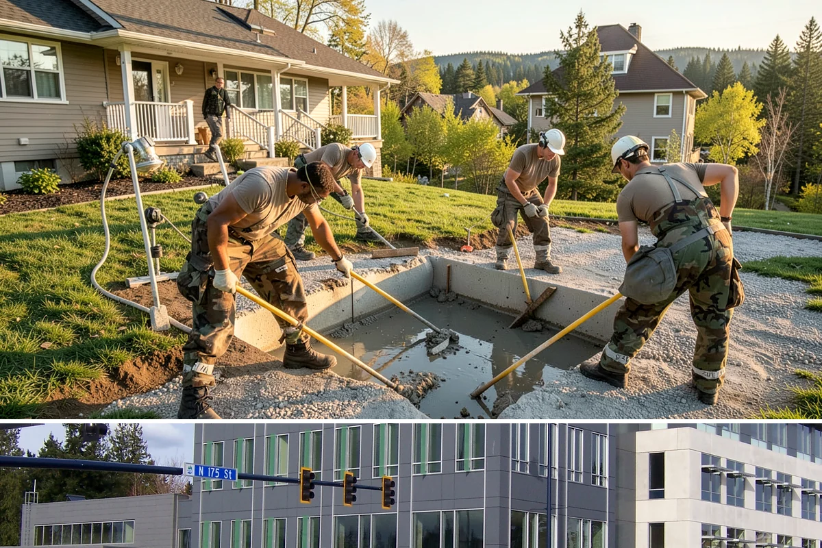 Subfloor Repair in Shoreline, King County, WA - Subfloor repairs fit any schedule, though tackling moisture-driven damage quickly is wisest during the wet season.