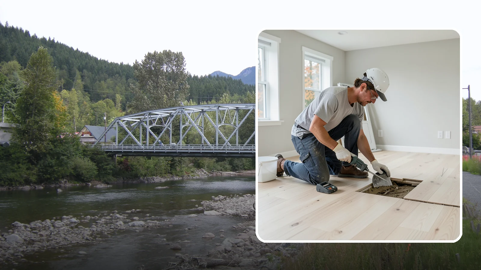 Subfloor Repair in Skykomish, King County, WA - Focused subfloor repair that reinforces weak, damaged sections while preserving the sound flooring around them.