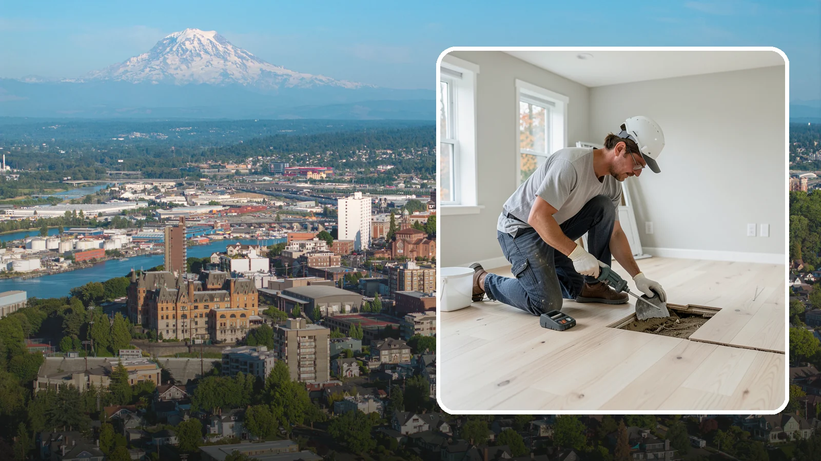 Subfloor Repair in Tacoma, Pierce County, WA - Focused subfloor repair that reinforces weak, damaged sections while preserving the sound flooring around them.