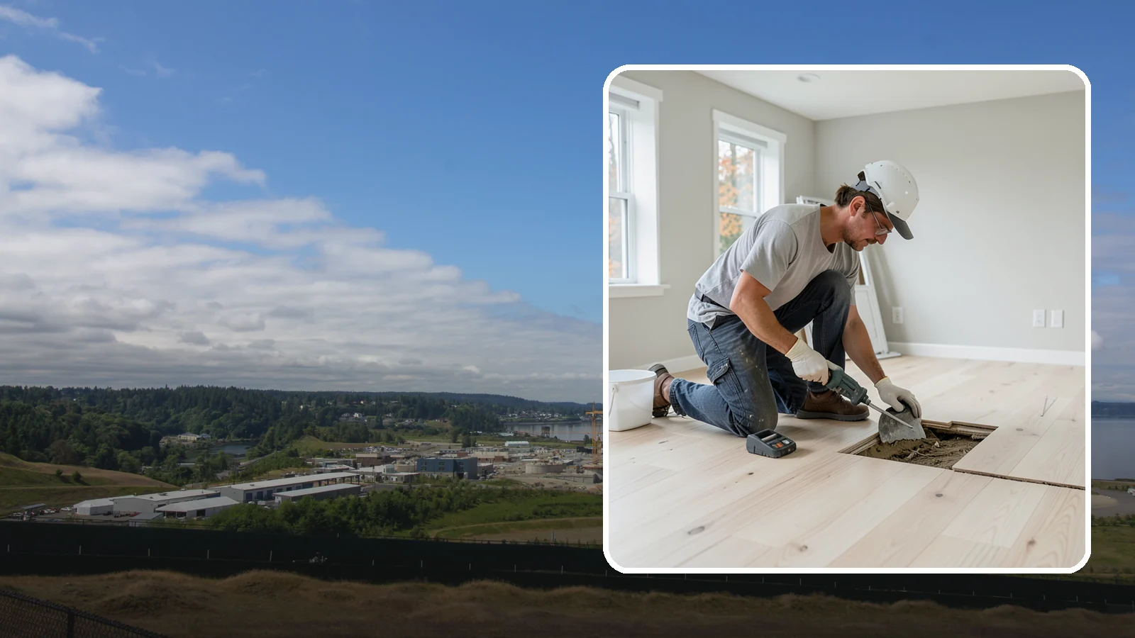 Subfloor Repair in University Place, Pierce County, WA - Focused subfloor repair that reinforces weak, damaged sections while preserving the sound flooring around them.
