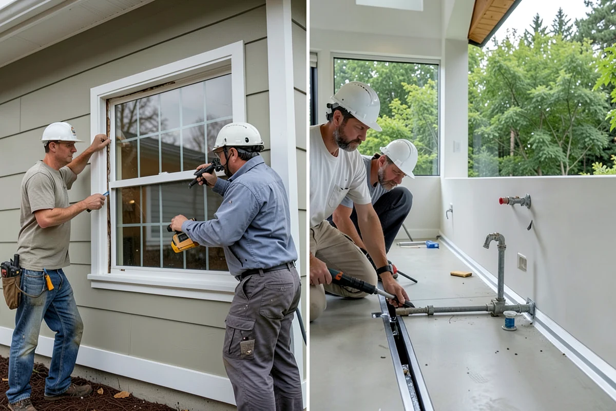 Subfloor Replacement in Arlington, Snohomish County, WA - Remove damaged subfloor and inspect joists