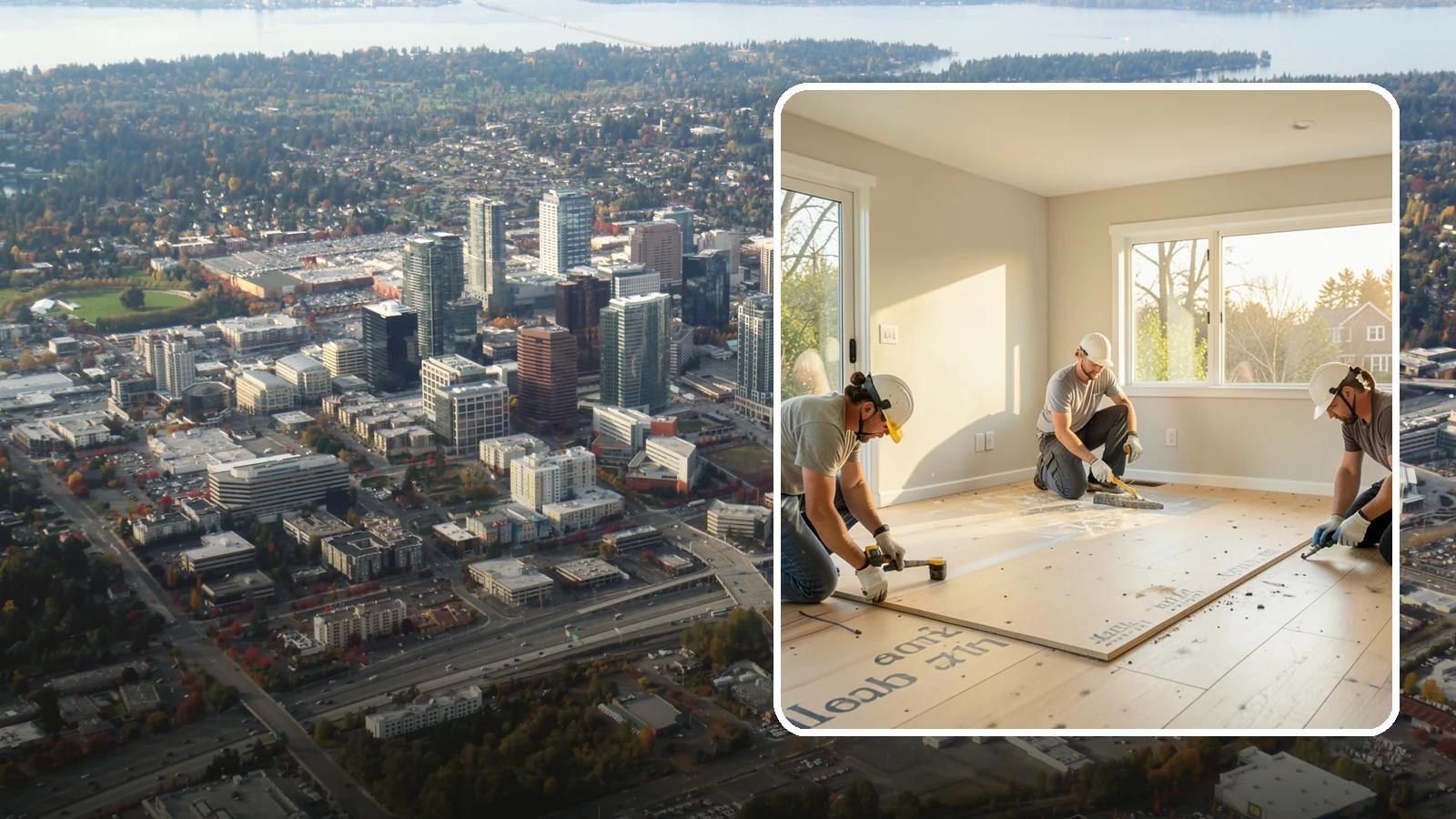 Subfloor Replacement in Bellevue, King County, WA - Complete subfloor replacement that rebuilds a solid, moisture-free foundation for your new flooring.