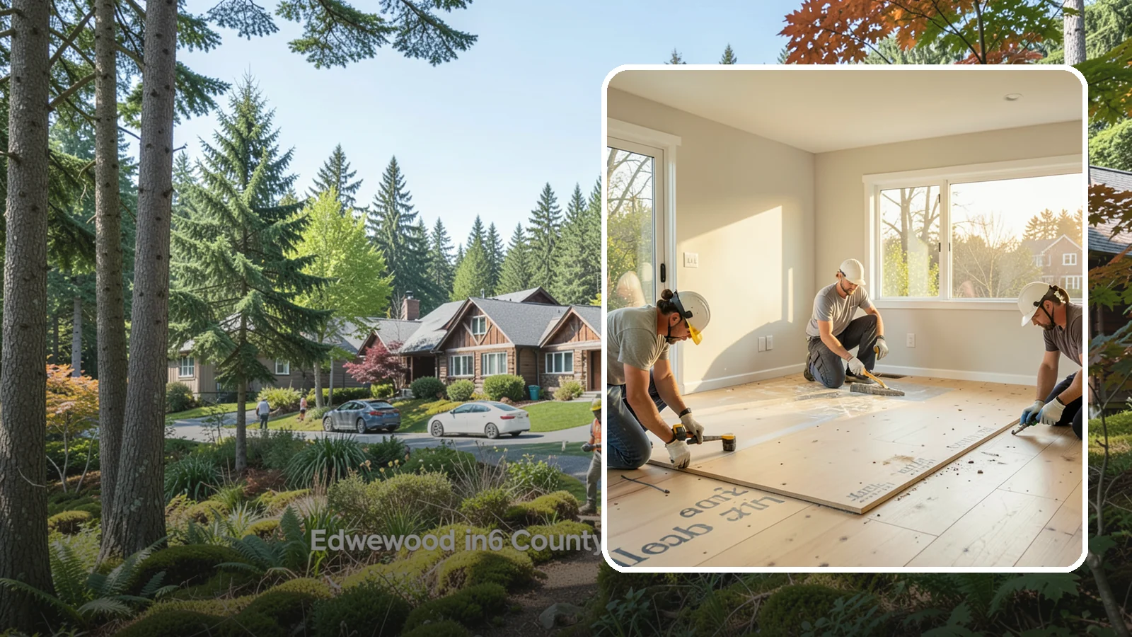 Subfloor Replacement in Edgewood, Pierce County, WA - Complete subfloor replacement that rebuilds a solid, moisture-free foundation for your new flooring.