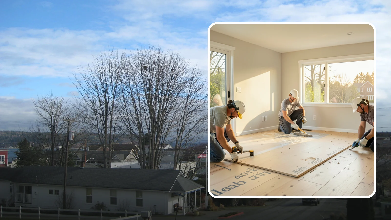 Subfloor Replacement in Langley, Island County, WA - Complete subfloor replacement that rebuilds a solid, moisture-free foundation for your new flooring.