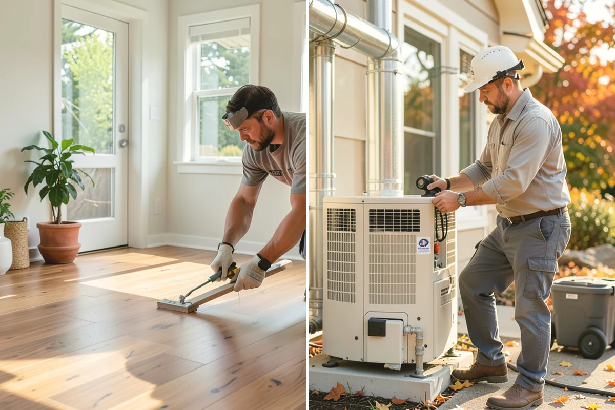 Subfloor Replacement in Monroe, Snohomish County, WA - Remove damaged subfloor and inspect joists