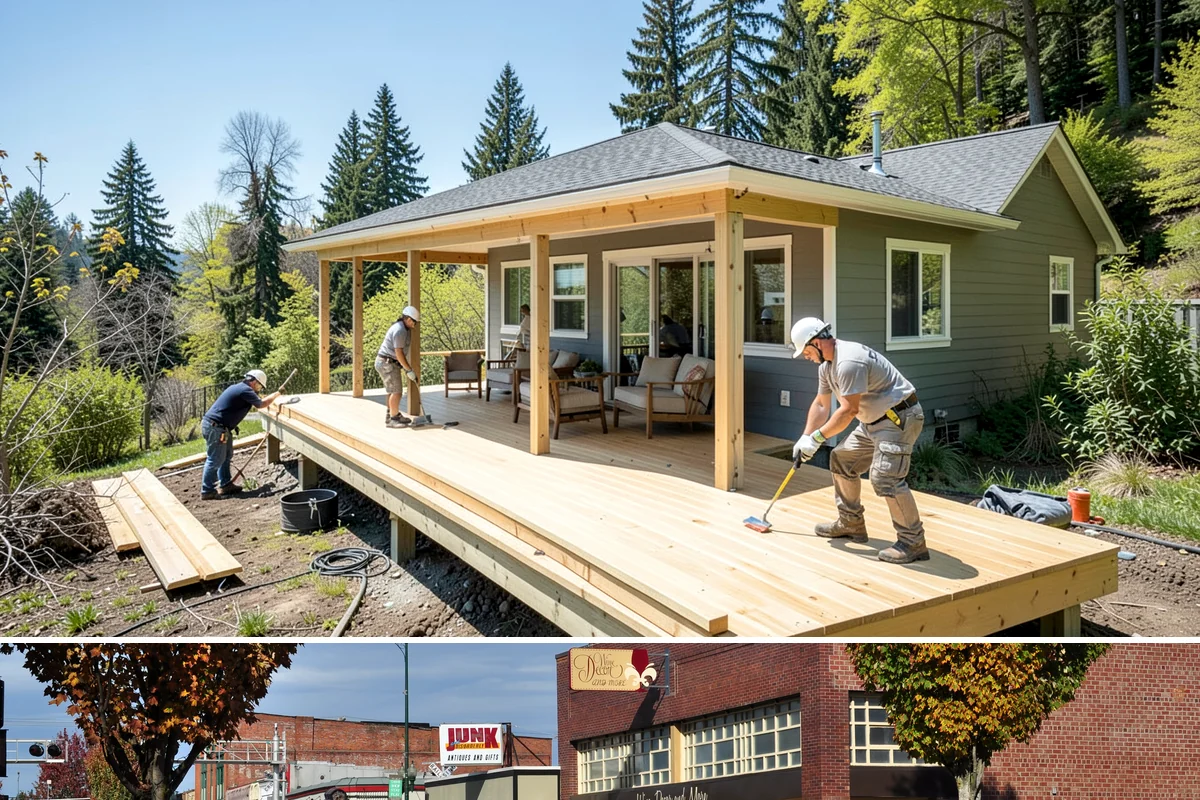 Subfloor Replacement in Puyallup, Pierce County, WA - Subfloor replacement can proceed year-round, with prompt action during wet months preventing further water damage.