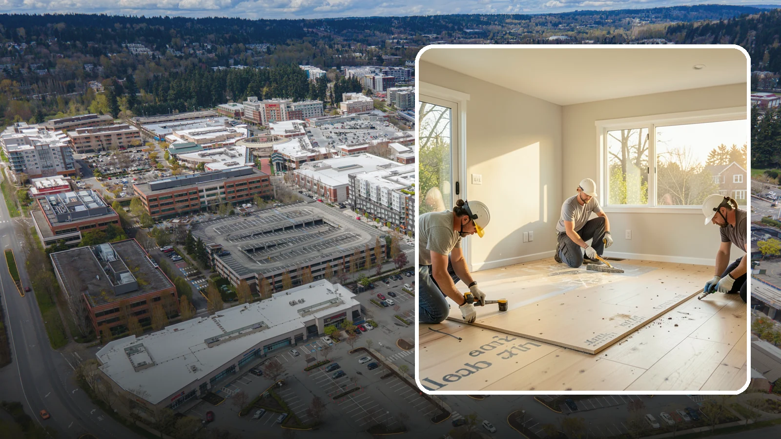 Subfloor Replacement in Redmond, King County, WA - Complete subfloor replacement that rebuilds a solid, moisture-free foundation for your new flooring.