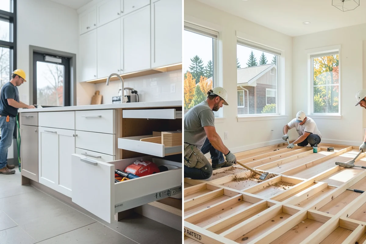 Subfloor Replacement in Roy, Pierce County, WA - Remove damaged subfloor and inspect joists