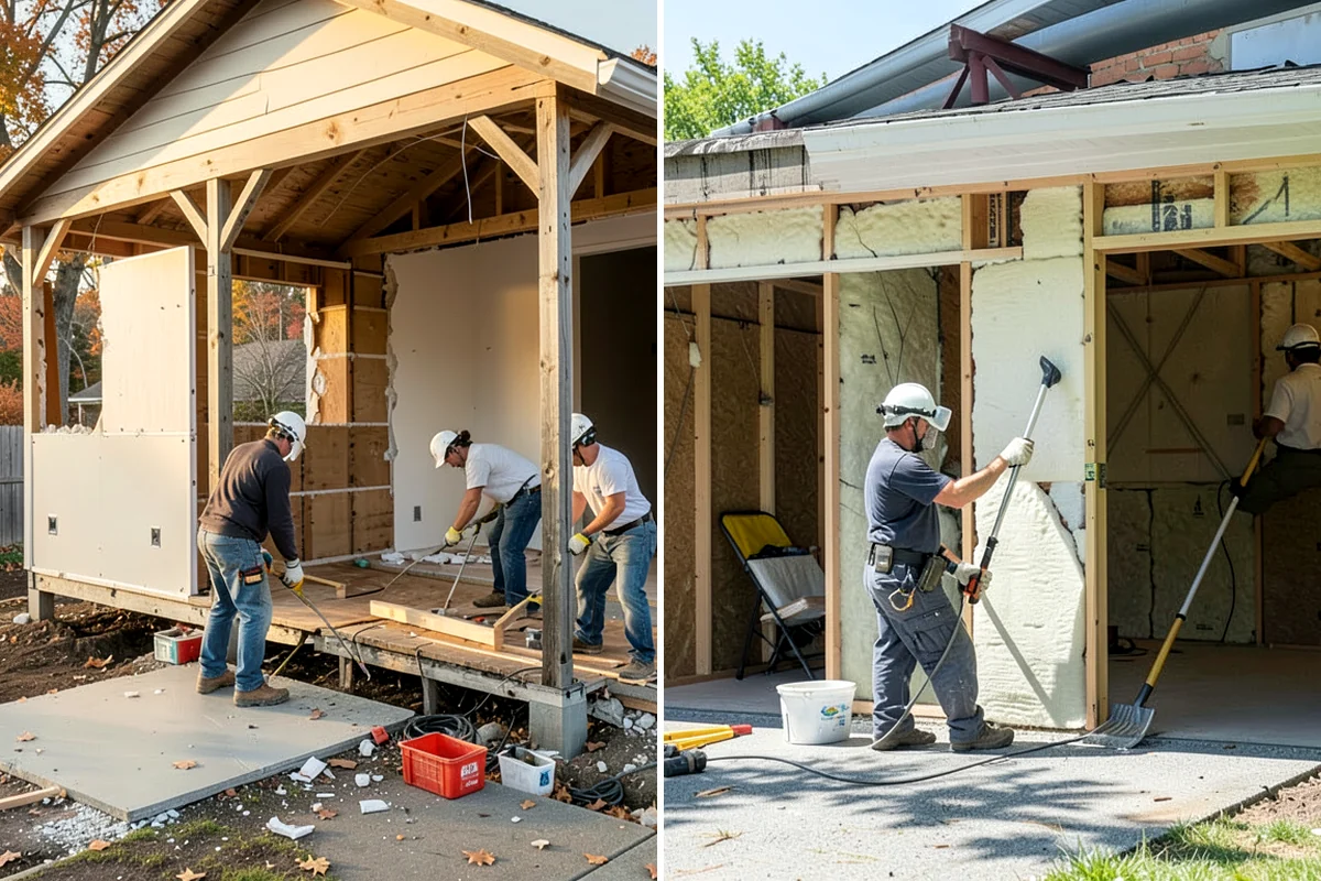 Subfloor Replacement in SeaTac, King County, WA - Remove damaged subfloor and inspect joists