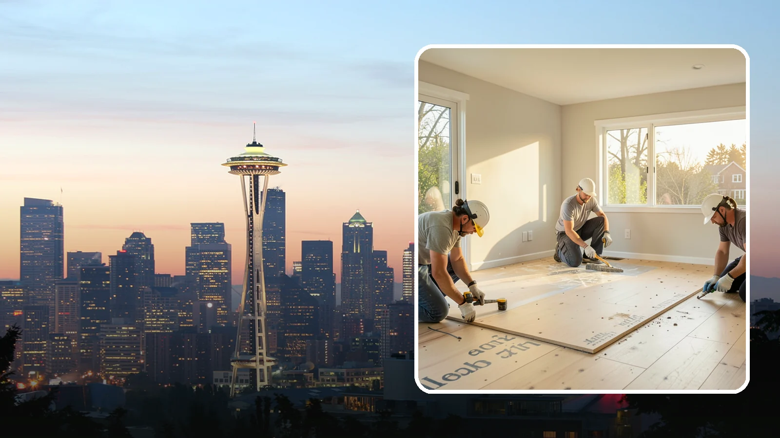 Subfloor Replacement in Seattle, King County, WA - Complete subfloor replacement that rebuilds a solid, moisture-free foundation for your new flooring.