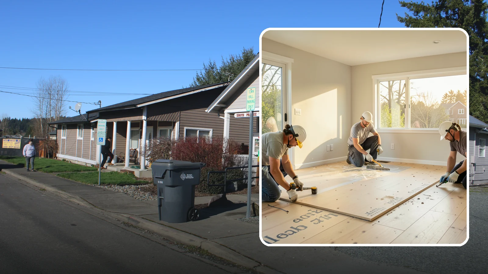 Subfloor Replacement in South Prairie, Pierce County, WA - Complete subfloor replacement that rebuilds a solid, moisture-free foundation for your new flooring.