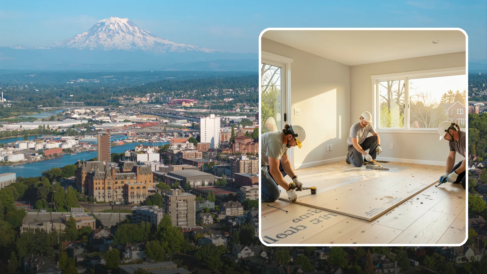Subfloor Replacement in Tacoma, Pierce County, WA - Complete subfloor replacement that rebuilds a solid, moisture-free foundation for your new flooring.