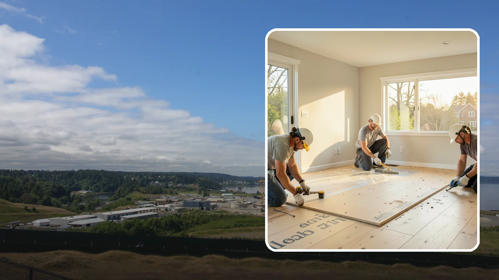 Subfloor Replacement in University Place, Pierce County, WA - Complete subfloor replacement that rebuilds a solid, moisture-free foundation for your new flooring.