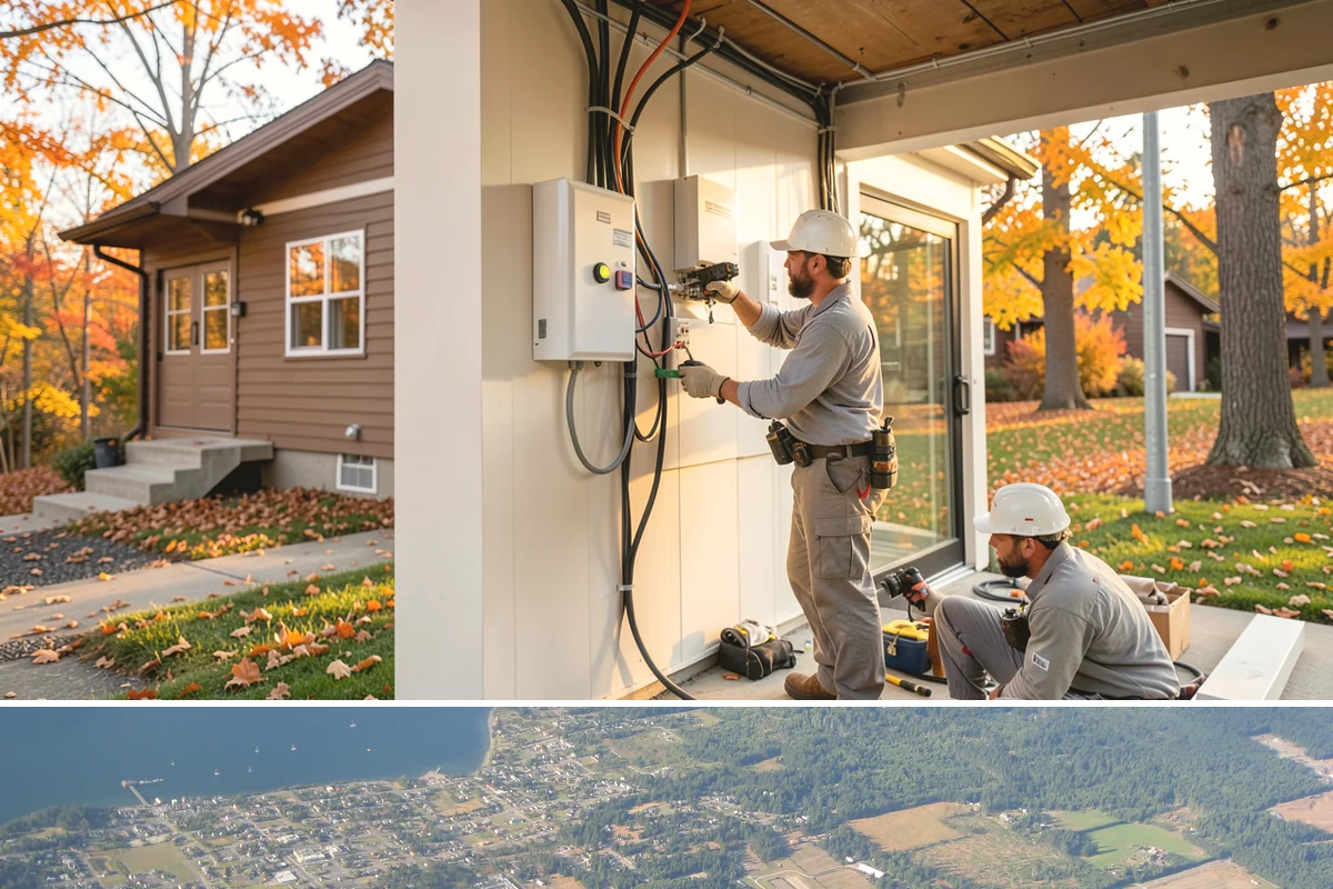 Subpanel Installation in Coupeville, Island County, WA - Subpanels install year-round, commonly paired with garage, shop, or ADU projects.