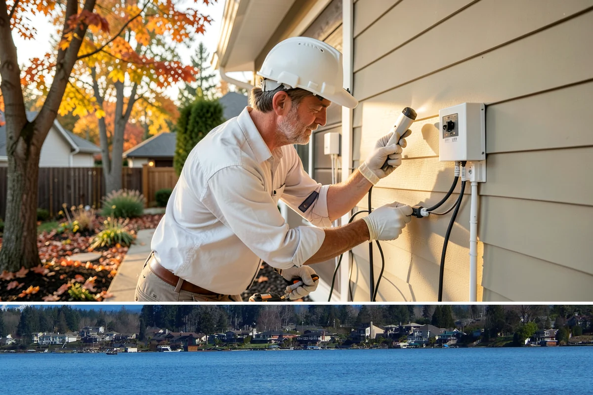 Subpanel Installation in Lake Stevens, Snohomish County, WA - Subpanels install year-round, commonly paired with garage, shop, or ADU projects.