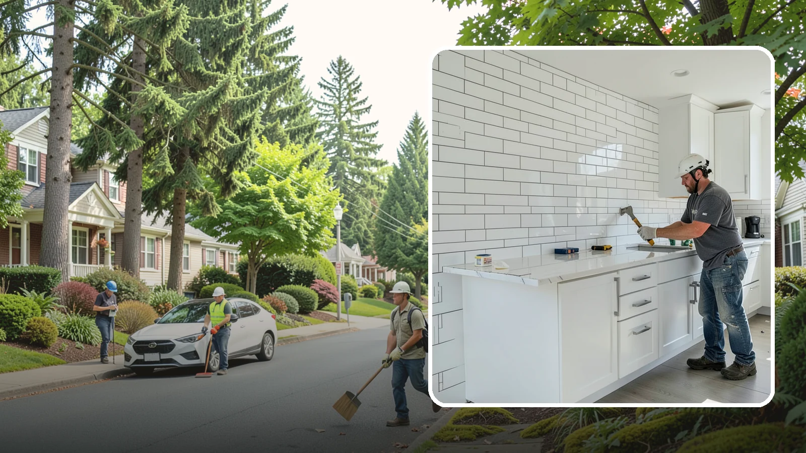 Subway Tile Installation in Beaux Arts Village, King County, WA - Classic subway tile installed with crisp lines for kitchens, baths, and beyond.