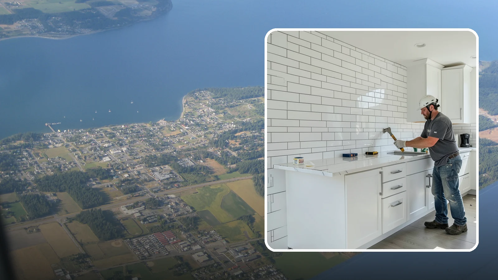 Subway Tile Installation in Coupeville, Island County, WA - Classic subway tile installed with crisp lines for kitchens, baths, and beyond.