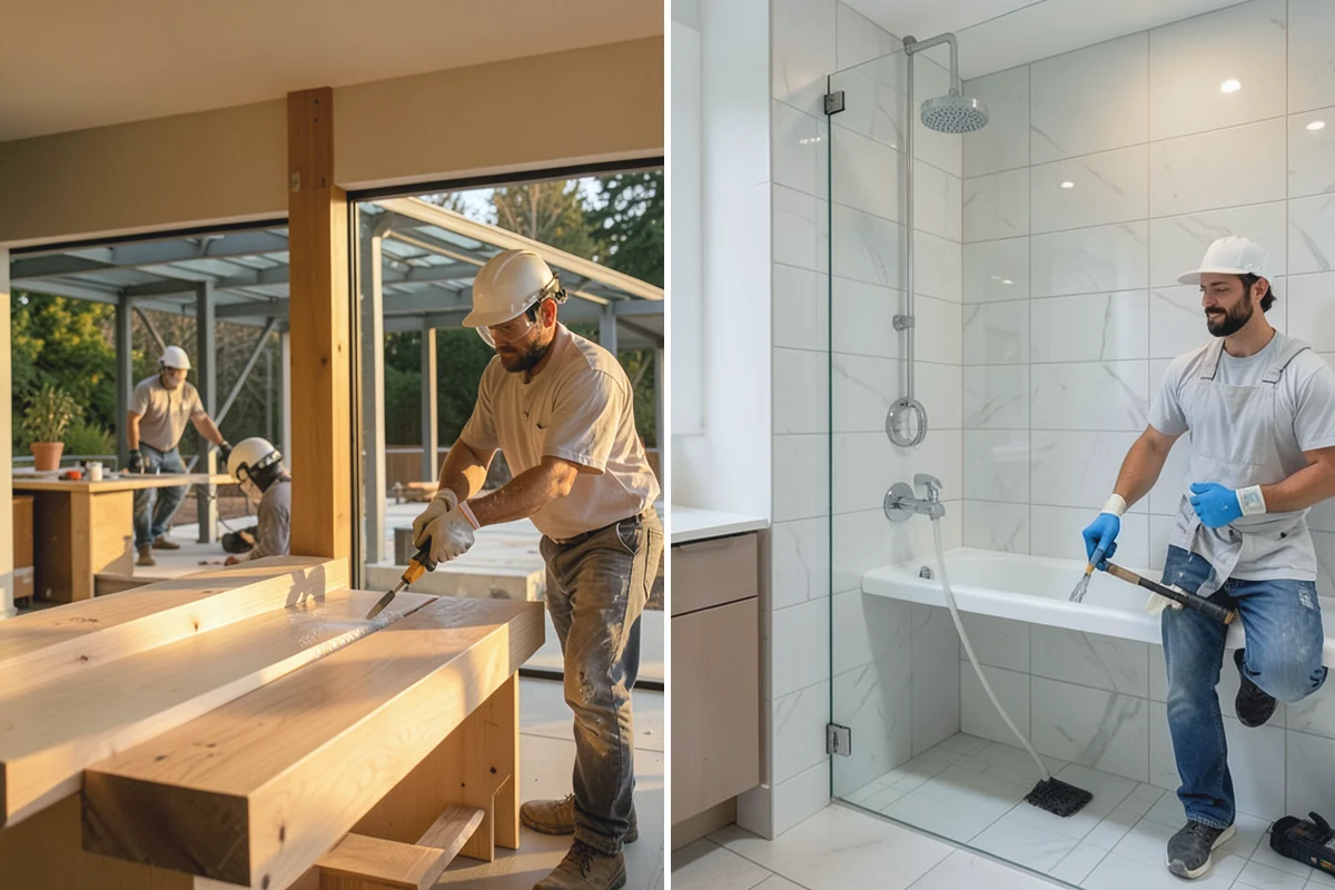 Subway Tile Installation in Coupeville, Island County, WA - Confirm the chosen bond pattern and starting point