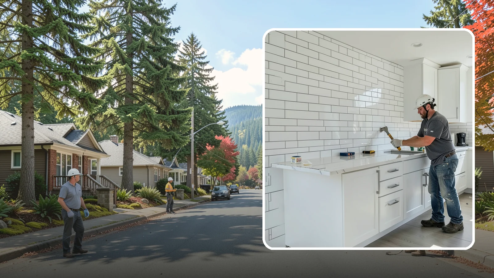 Subway Tile Installation in Hunts Point, King County, WA - Classic subway tile installed with crisp lines for kitchens, baths, and beyond.