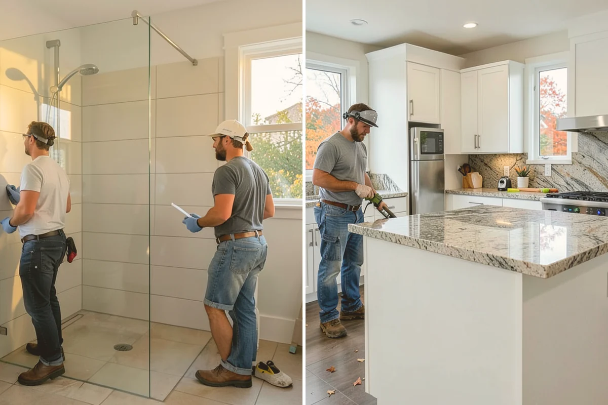 Subway Tile Installation in Kent, King County, WA - Confirm the chosen bond pattern and starting point