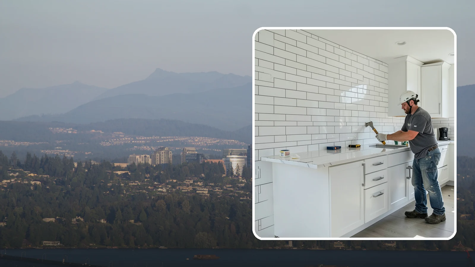 Subway Tile Installation in Medina, King County, WA - Classic subway tile installed with crisp lines for kitchens, baths, and beyond.