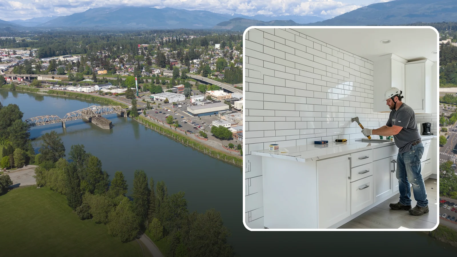 Subway Tile Installation in Mount Vernon, Skagit County, WA - Classic subway tile installed with crisp lines for kitchens, baths, and beyond.