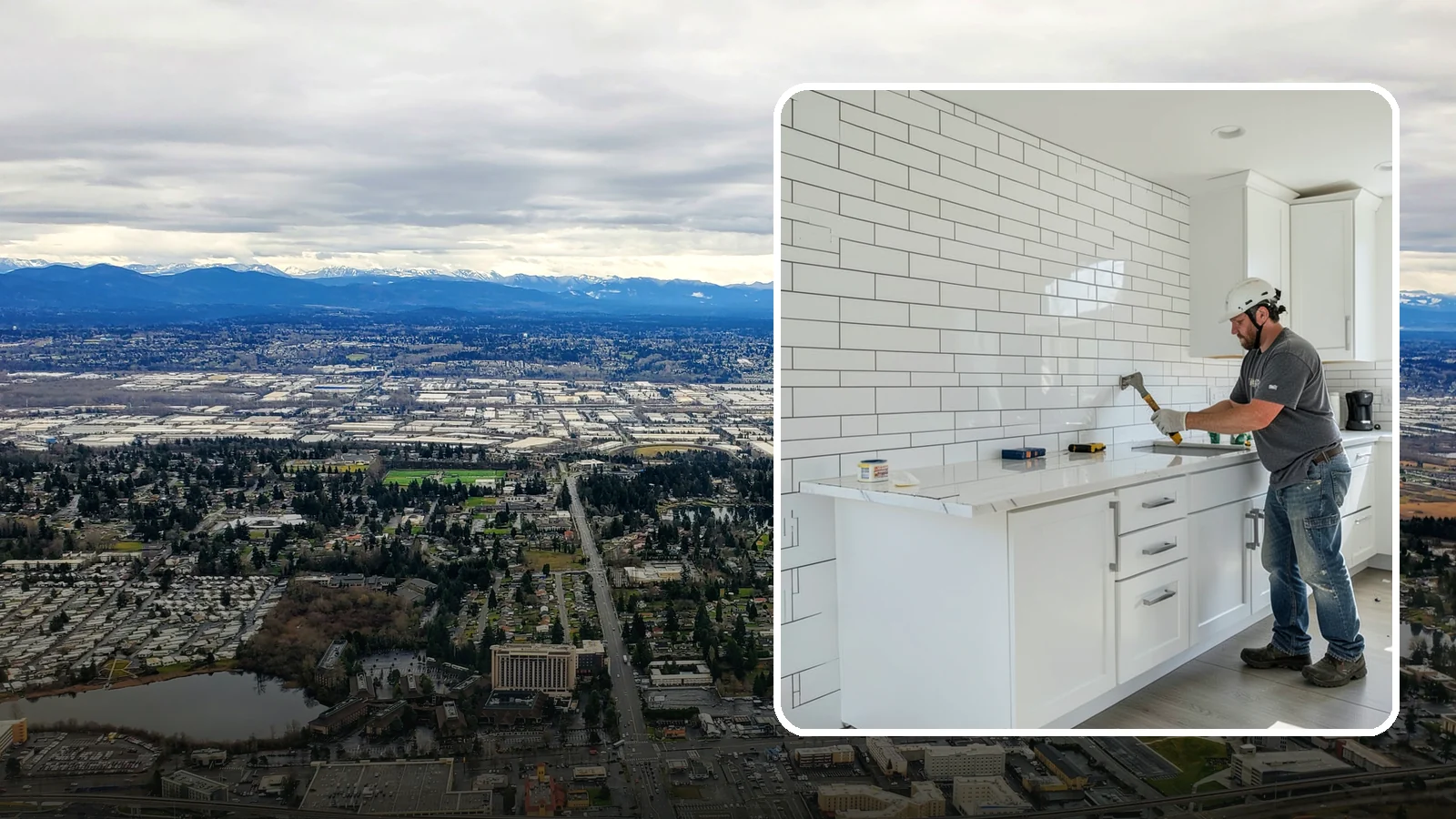 Subway Tile Installation in SeaTac, King County, WA - Classic subway tile installed with crisp lines for kitchens, baths, and beyond.