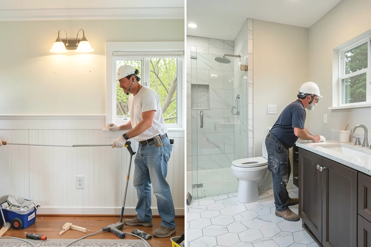 Subway Tile Installation in Tacoma, Pierce County, WA - Confirm the chosen bond pattern and starting point