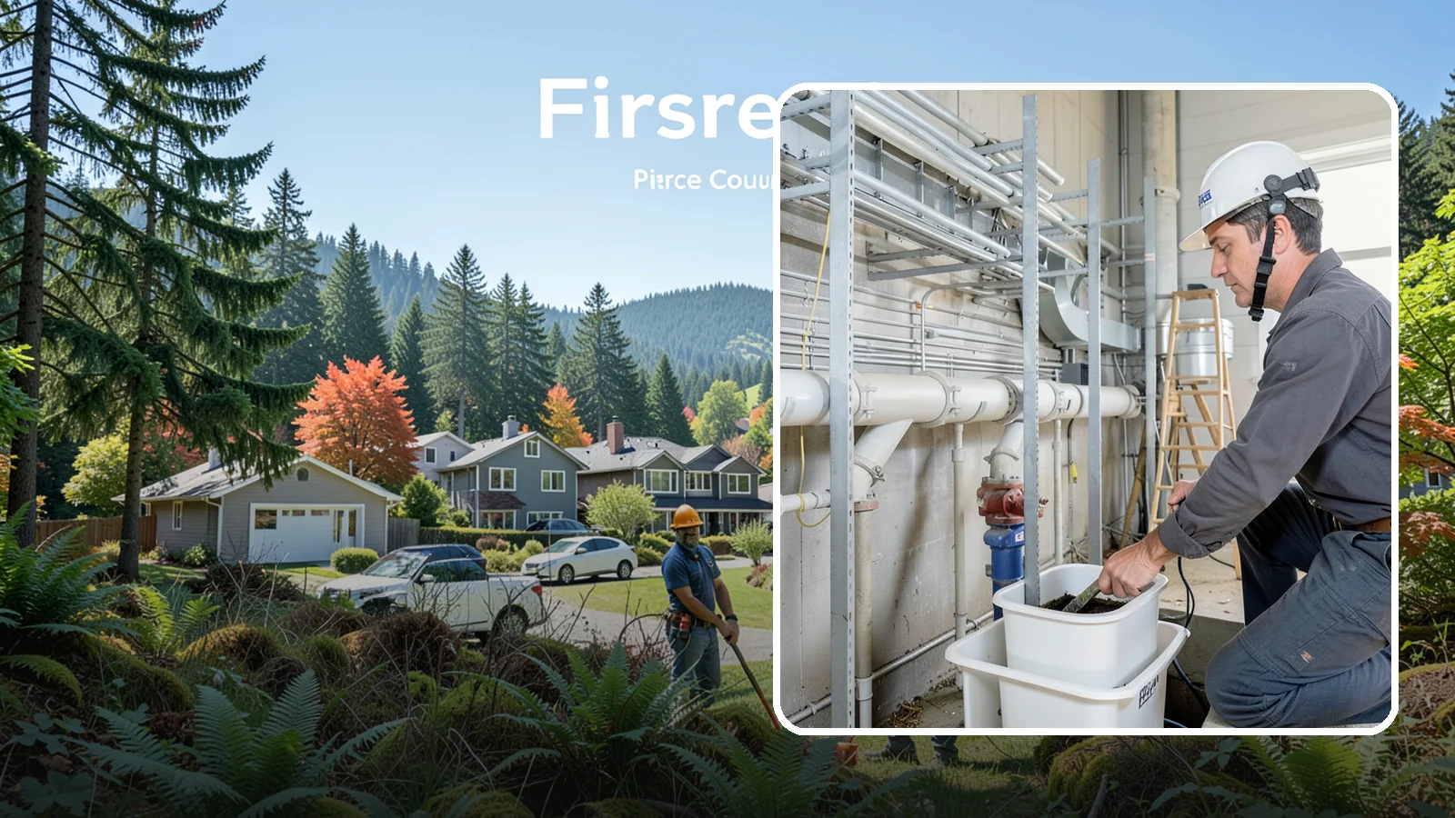 Sump Pump Installation in Fircrest, Pierce County, WA - We install sump pumps and basins to keep basements and crawlspaces dry through the wet Pacific Northwest season.