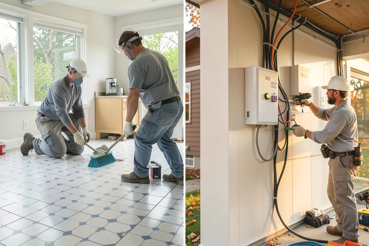 Sump Pump Installation in Monroe, Snohomish County, WA - Identify the low collection point and set the sump basin