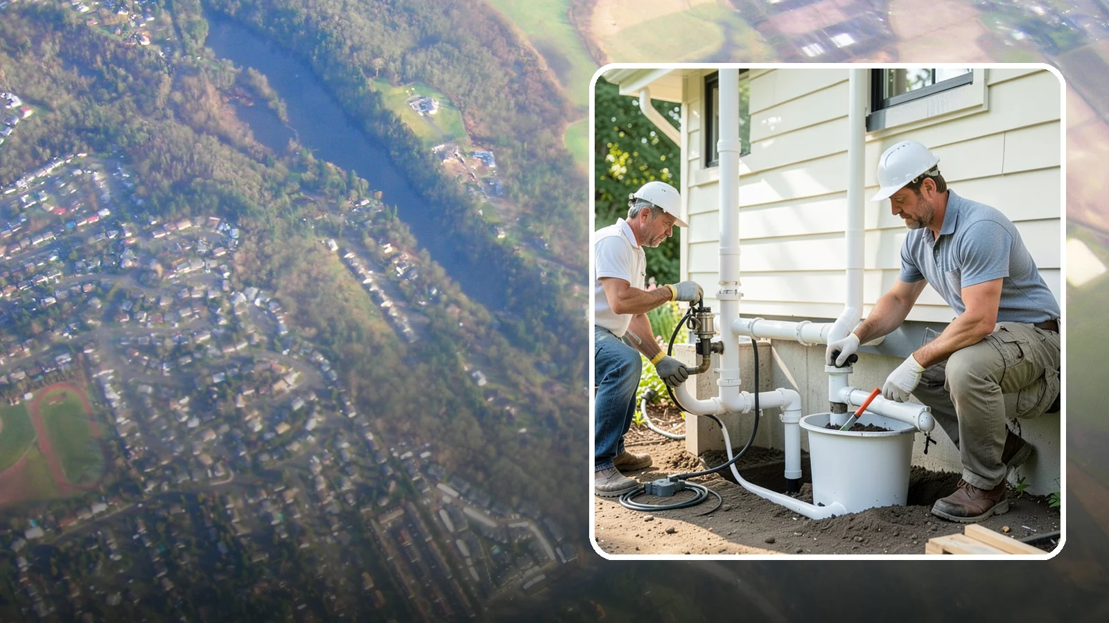 Sump Pump System Installation in Algona, King County, WA - Setting up a basin, pump, and discharge line that automatically removes water collecting under or around your foundation.