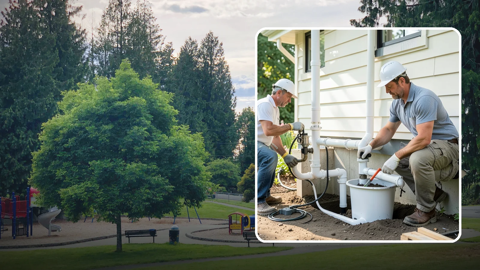 Sump Pump System Installation in Bonney Lake, Pierce County, WA - Setting up a basin, pump, and discharge line that automatically removes water collecting under or around your foundation.