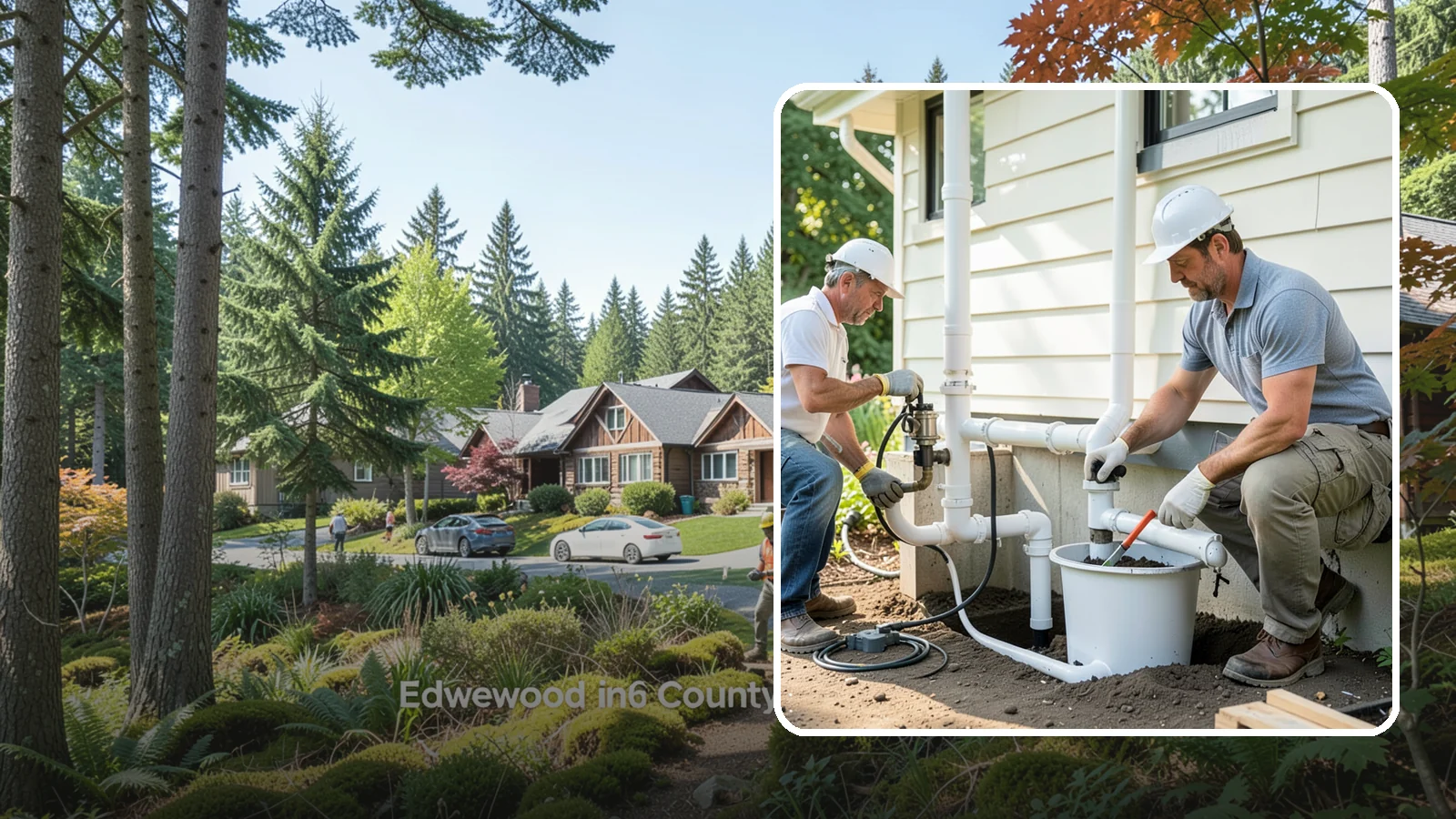 Sump Pump System Installation in Edgewood, Pierce County, WA - Setting up a basin, pump, and discharge line that automatically removes water collecting under or around your foundation.